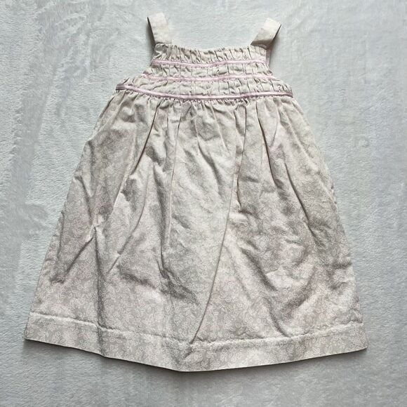 Janie and Jack Other - Janie & Jack Layette Dress Baby Girls 6-12 Months Smocked Pink Floral Lined‎